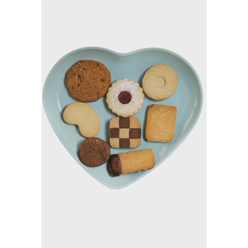 Fiestaware Fiesta 9" Heart Plate Bowl Ceramic Serving Dish Sky Blue